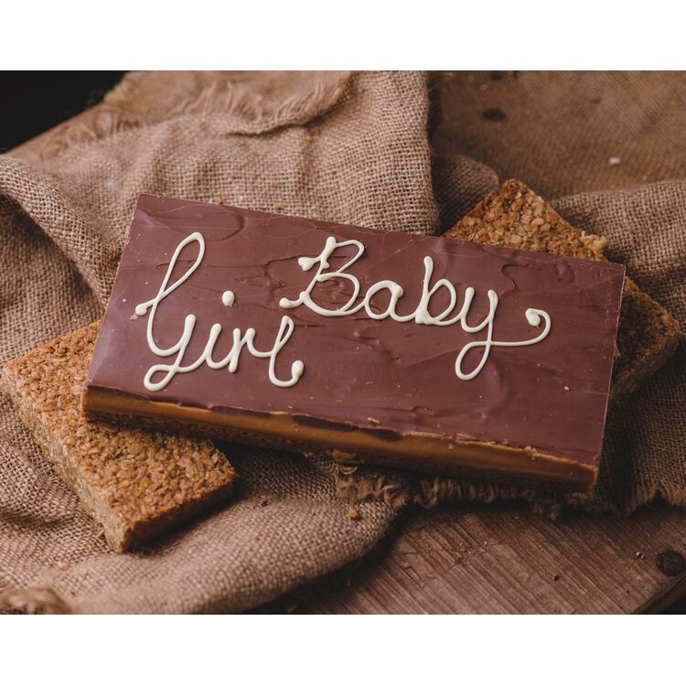 Baby Girl Message Flapjack Box